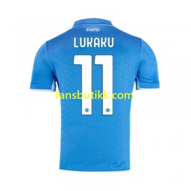 Fotballdrakt SSC Napoli Lukaku 11 Hjemmetrøye 2024-2025 Kortermet